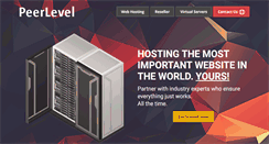 Desktop Screenshot of peerlevel.com